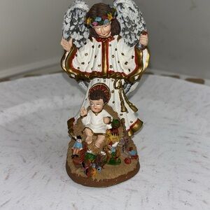 International￼ Santa Collection-christ child with angel, Venezuela, SC69